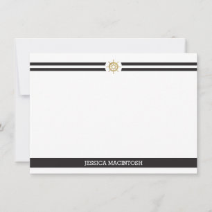 Ships Wheel Note Cards