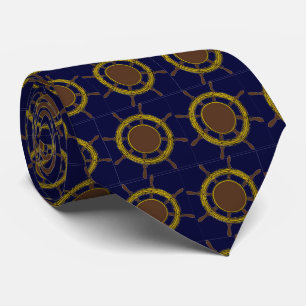ships wheel sailing tie