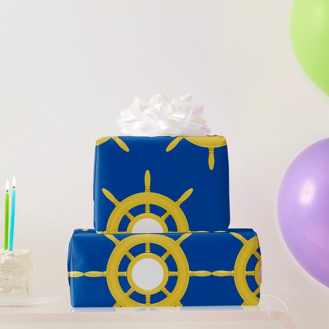 Ships Wheel Wrapping Paper (Creator Uploaded)