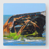 Shipwreck Abstract Blue