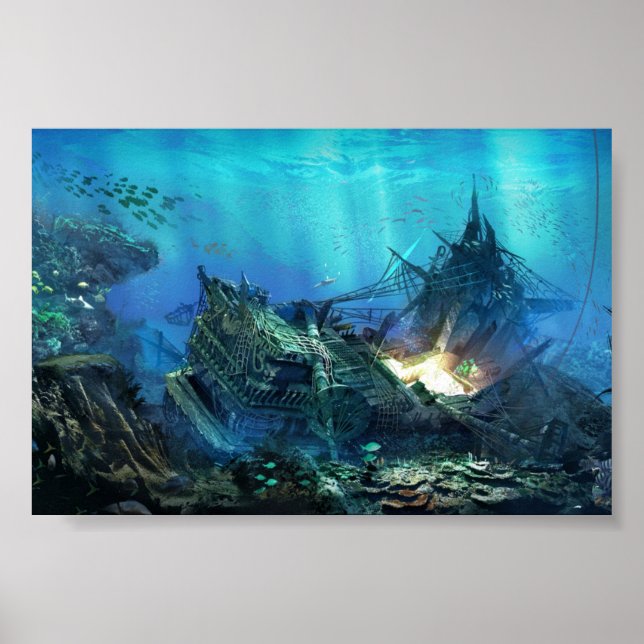 Shipwreck by Claudo Pilla Poster (Front)