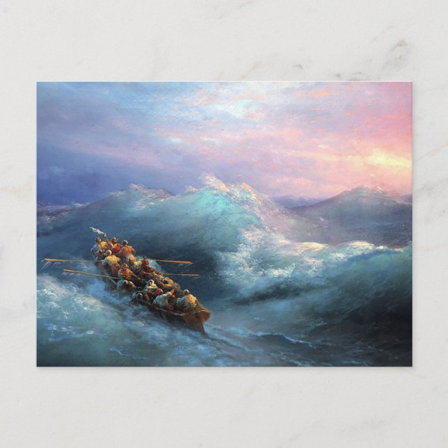 Shipwreck by Ivan Aivazovsky Postcard (Front)