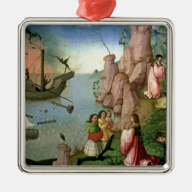 Shipwreck caused by Demons Metal Tree Decoration (Front)