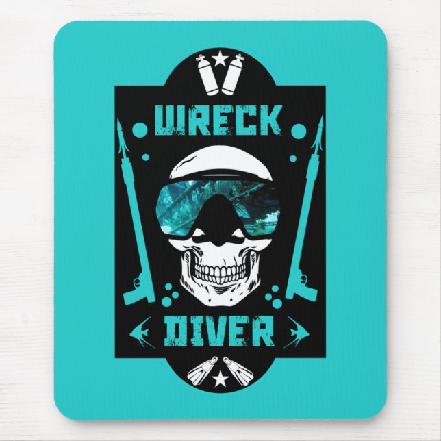 Shipwreck Divers Mouse Mat (Front)