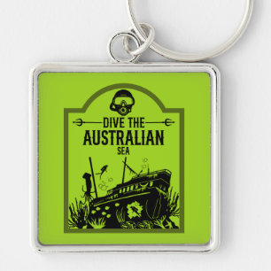 Shipwreck Diving Australia Key Ring