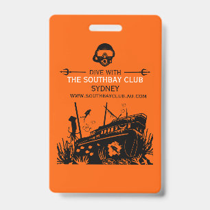 Shipwreck Diving Club ID Badge
