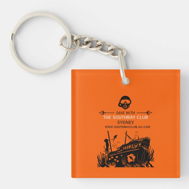 Shipwreck Diving Club Key Ring (Front)