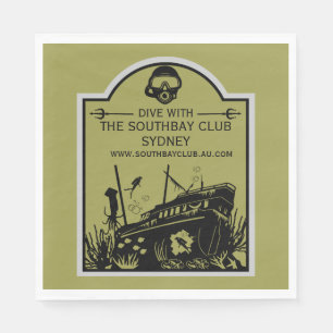 Shipwreck Diving Club Napkin