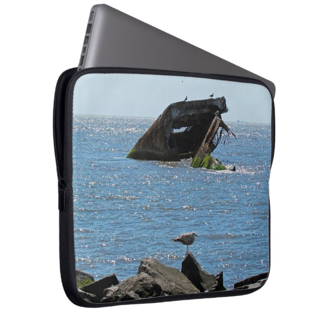 Shipwreck Laptop Sleeve (Front Right)