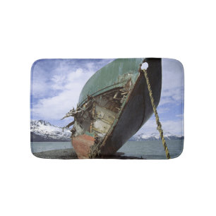 Shipwreck On Shore Bath Mat