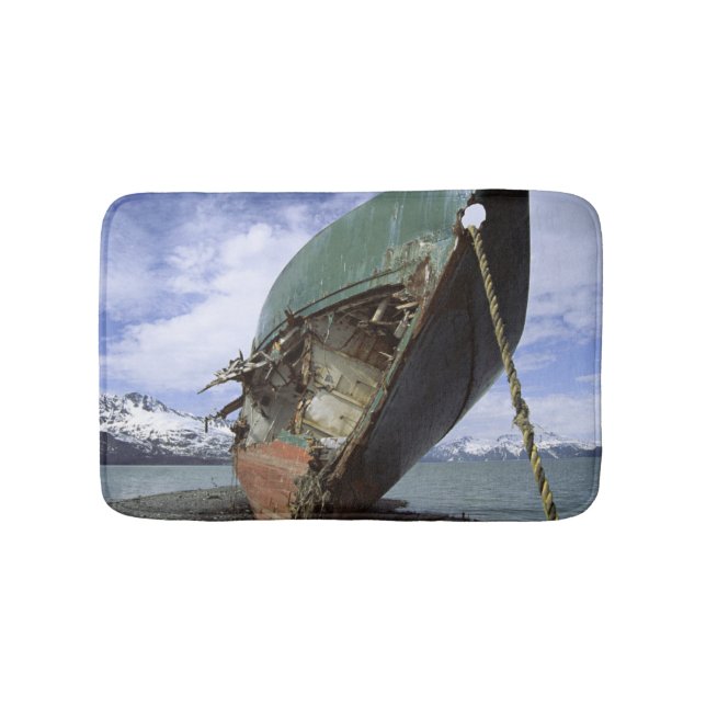 Shipwreck On Shore Bath Mat (Front)