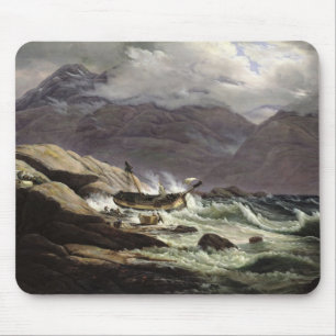 Shipwreck on the Norwegian Coast, 1831 Mouse Mat