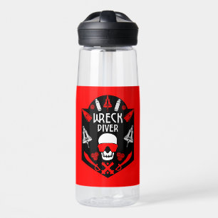 Shipwreck Scuba Divers  Water Bottle