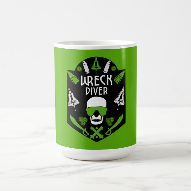 Shipwreck Sea Divers Coffee Mug (Center)