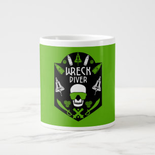 Shipwreck Sea Divers Large Coffee Mug