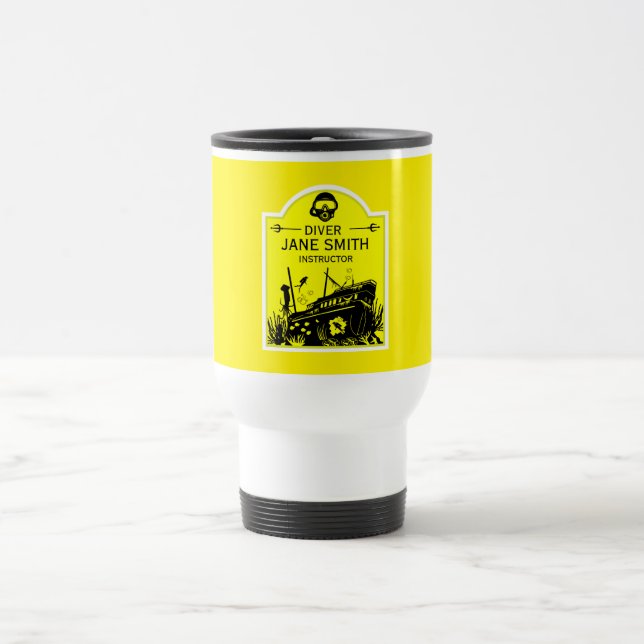 Shipwreck Sea Divers Travel Mug (Center)