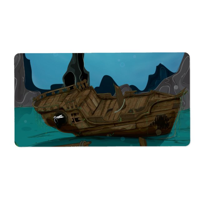 Shipwreck underwater (Front)