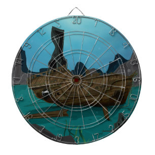 Shipwreck underwater dartboard