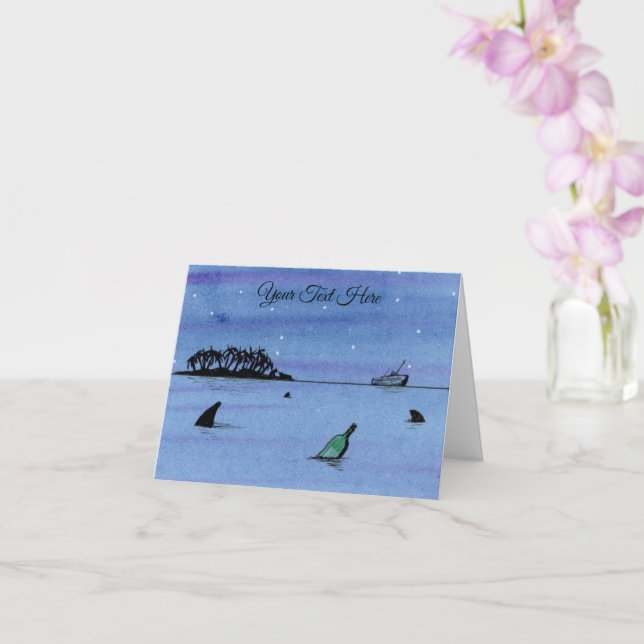 Shipwrecked Card (Orchid)