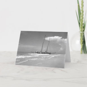 Shipwrecked Cuban Smack, Marco Island, Florida Card