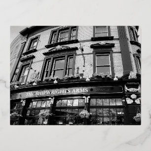 Shipwrights Arms London Foil Holiday Postcard