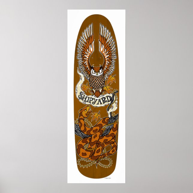 Shipyard Skates "Death From Above" Poster (Front)