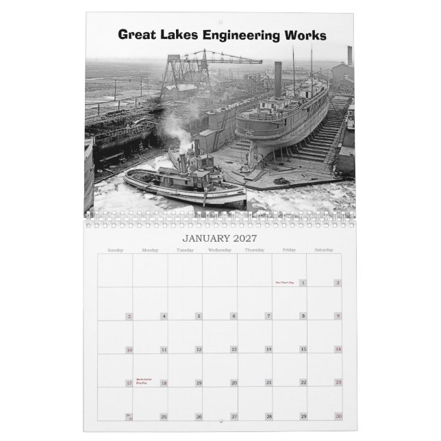 Shipyards Calendar (Jan 2027)
