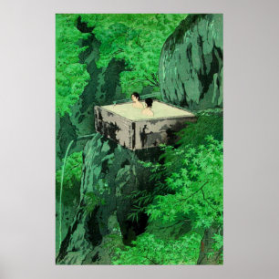 Shirahone Hotspring Shinshu  Kasamatsu Shiro 1935 Poster