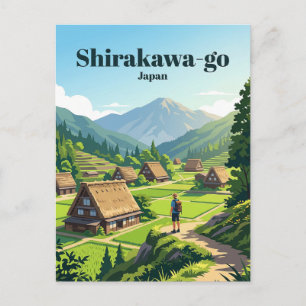 Shirakawa-go Japan Postcard