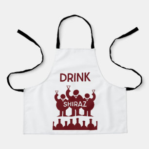 Shiraz Wine Drinkers Apron