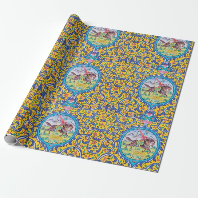 Shiraz's Spring Wrapping Paper (Unrolled)
