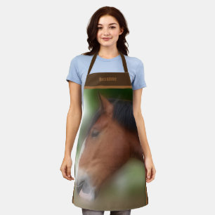 Shire Draught Horse Face Personalised Apron