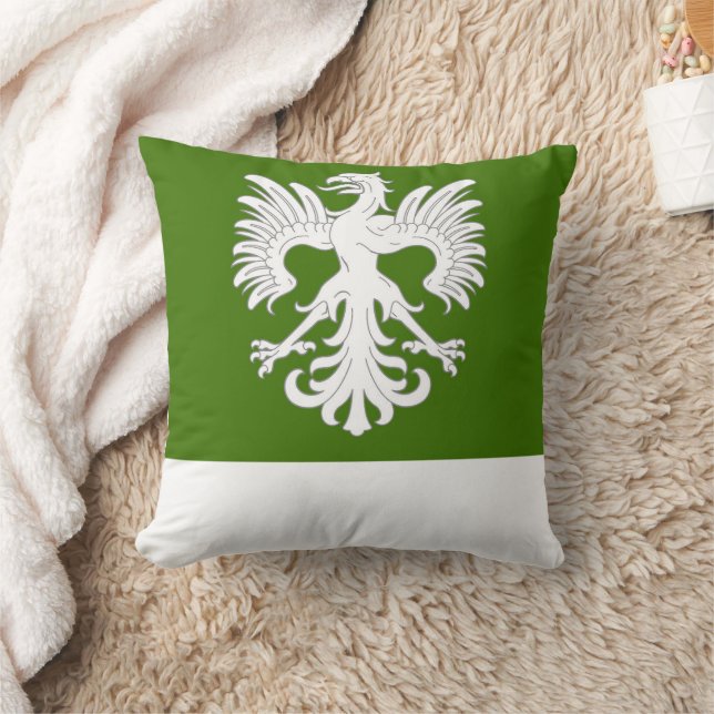 Shire of Adlersruhe Populace Badge Throw Pillow (Blanket)