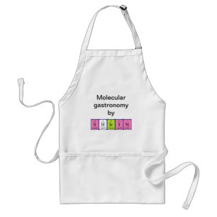 Shirin periodic table name apron