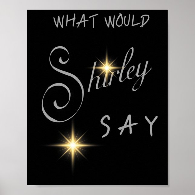 Shirley Ballas Strictly Judge What Would Shirley S Poster (Front)