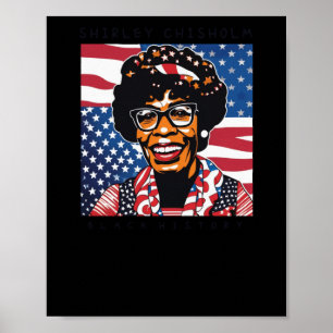 Shirley Chisholm Black History Month Sticker  Poster