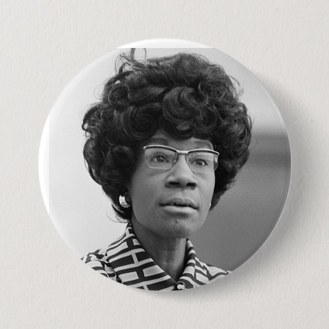 Shirley Chisholm button (Front)