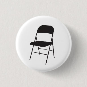 Shirley Chisholm Folding Chair 3 Cm Round Badge