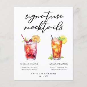 Shirley Temple Arnold Palmer Mocktails Menu