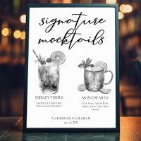 Shirley Temple Moscow Mule Black White Mocktails