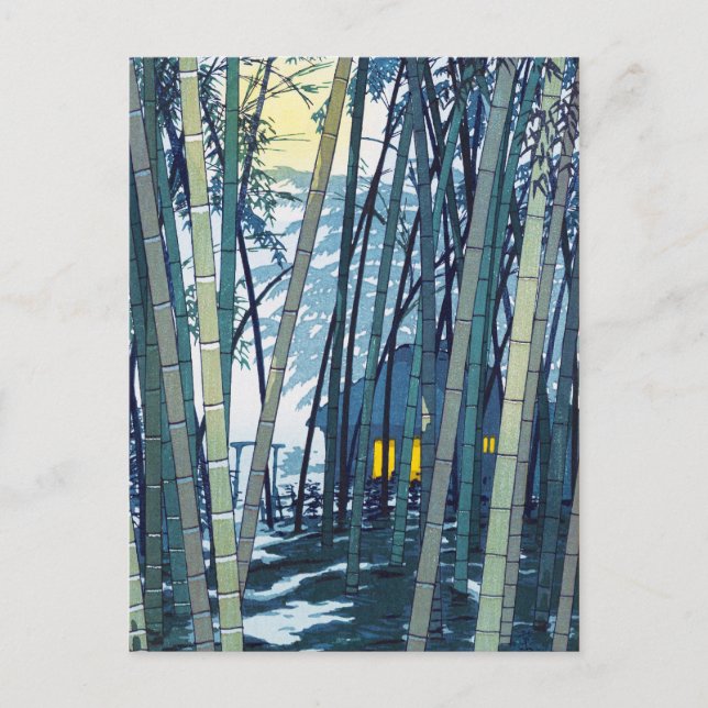 Shiro Kasamatsu Bamboo in Early Summer art Postcard (Front)