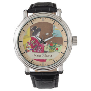 Shiro Kasamatsu Ikebana japan flowers lady scene Watch