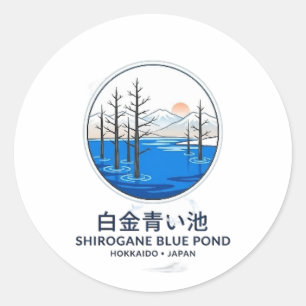 SHIROGANE BLUE POND CLASSIC ROUND STICKER