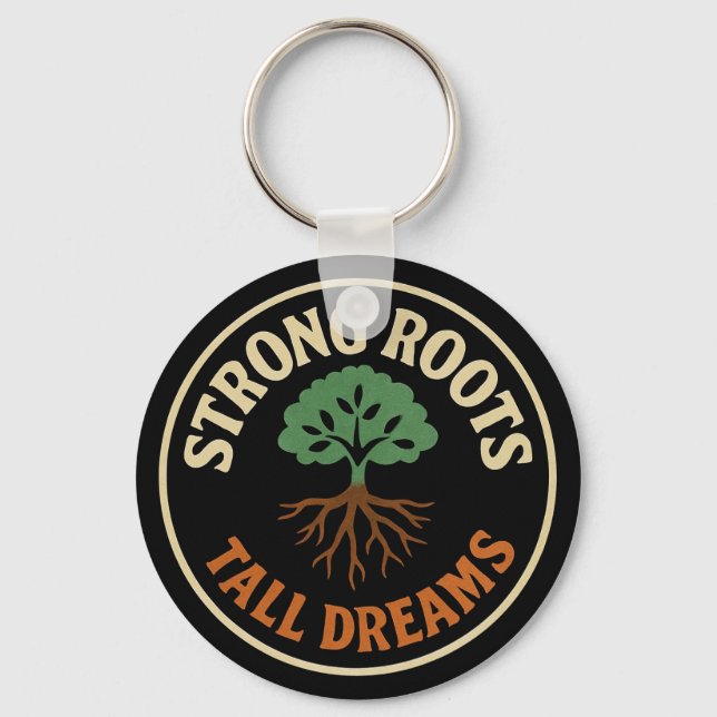Shiron Roots Tall Dreams Keychain (Front)