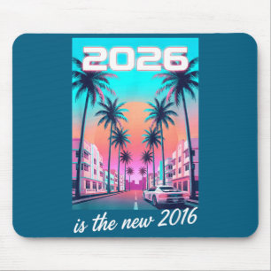 Shirt 2016 Retro Synthwave Car Aesthetic Mouse Mat