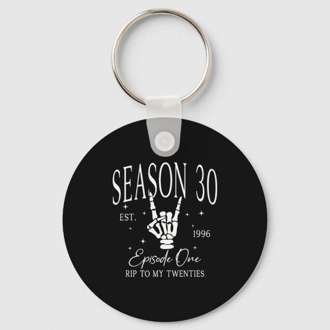Shirt 30th 1996 Rip 20s Death Key Ring (Front)