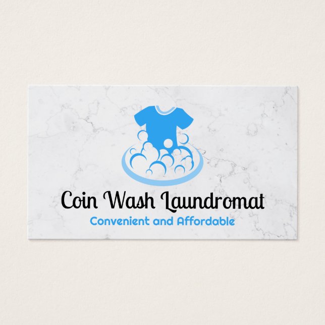 Shirt and Soap Bubbles | Laundromat (Front)