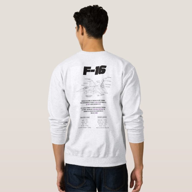 Shirt Army F-16 Falcon (Back Full)