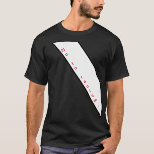 Shirt, black, L. No to racism. T-Shirt