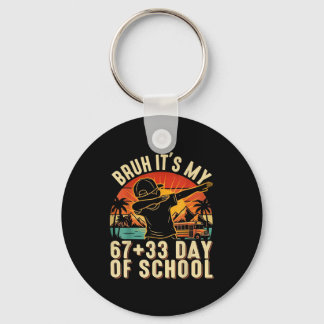 Shirt Bruh 67 33 Days School Key Ring
